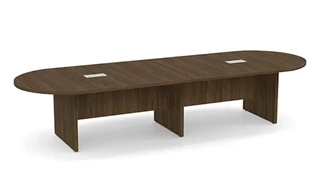 Conference Tables PBD Furniture 12ft Racetrack Shape Panel Leg Conference Table