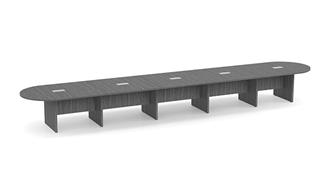 Conference Tables PBD Furniture 22ft Racetrack Shape Panel Leg Conference Table