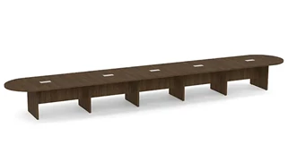 Conference Tables PBD Furniture 24ft Racetrack Shape Panel Leg Conference Table
