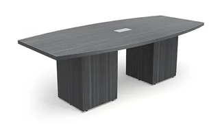 Conference Tables PBD Furniture 8ft Boat Shape Cube Base Conference Table
