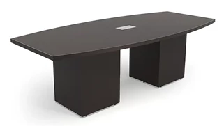 Conference Tables PBD Furniture 8ft Boat Shape Cube Base Conference Table