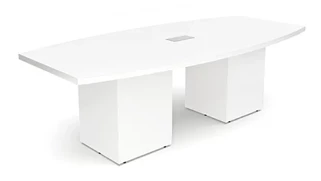 Conference Tables PBD Furniture 8ft Boat Shape Cube Base Conference Table