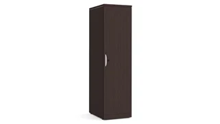 Tall Storage Cabinets PBD Furniture Personal Storage Tower with Laminate Wood Doors