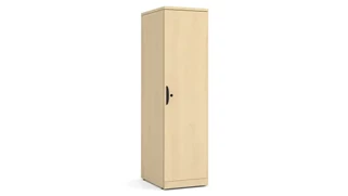 Tall Storage Cabinets PBD Furniture Personal Storage Tower with Laminate Wood Doors