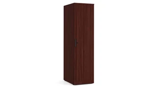 Tall Storage Cabinets PBD Furniture Personal Storage Tower with Laminate Wood Doors