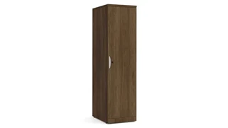 Tall Storage Cabinets PBD Furniture Personal Storage Tower with Laminate Wood Doors