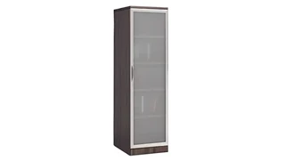 Tall Storage Cabinets PBD Furniture Personal Storage Cabinet with Glass Door