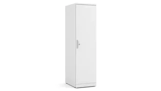 Tall Storage Cabinets PBD Furniture Personal Storage Tower with Laminate Wood Doors