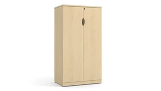 Tall Storage Cabinets PBD Furniture 66in High Laminate Wood Door Storage Cabinet