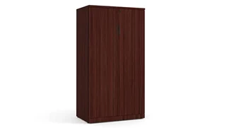 Tall Storage Cabinets PBD Furniture 66in High Laminate Wood Door Storage Cabinet