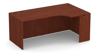 Stand-Alone Desk Shells PBD Furniture 72in Credenza Shell with Right Extension