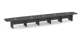 Conference Tables PBD Furniture 30ft Boat Shaped Slab Base Conference Table