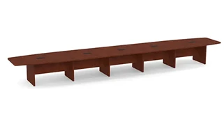 Conference Tables PBD Furniture 26ft Boat Shaped Slab Base Conference Table