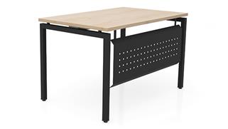 Writing Desks Office Source 48in x 30in OnTask Table Desk with Modesty Panel
