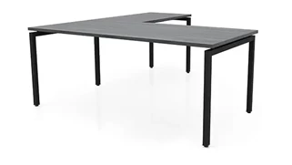 L Shaped Desk Shells PBD Furniture 72in x 78in L-Desk 