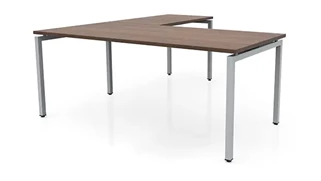 L Shaped Desk Shells PBD Furniture 72in x 78in L-Desk 