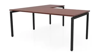 L Shaped Desk Shells PBD Furniture 72in x 72in L-Desk 