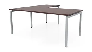 L Shaped Desk Shells PBD Furniture 72in x 72in L-Desk 
