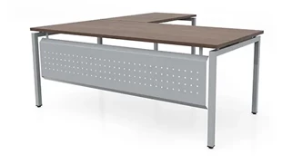 L Shaped Desk Shells PBD Furniture 72in x 78in L-Desk with Modesty Panel 