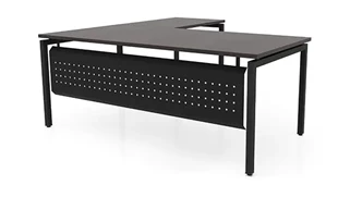 L Shaped Desk Shells PBD Furniture 72in x 72in L-Desk with Modesty Panel