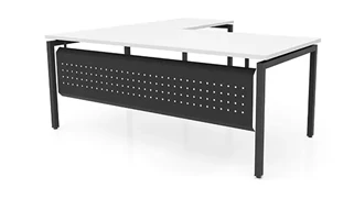 L Shaped Desk Shells PBD Furniture 72in x 72in L-Desk with Modesty Panel 