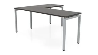 L Shaped Desk Shells PBD Furniture 72in x 60in Slender L-Desk