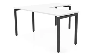 L Shaped Desk Shells PBD Furniture 60in x 60in Slender L-Desk 