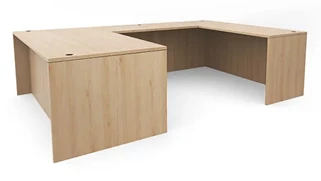 U Shaped Desk Shells PBD Furniture 72in x 107in U-Desk