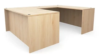 U Shaped Desk Shells PBD Furniture 60in x 89in U-Desk 