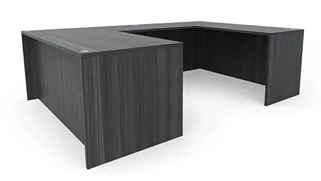 U Shaped Desk Shells PBD Furniture 66in x 96in U-Desk 