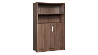 Low Bookcases PBD Furniture 48in High Bookcase with Doors