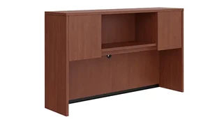 Desk Hutches PBD Furniture 60in Hutch with 2 Laminate Doors