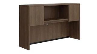 Desk Hutches PBD Furniture 60in Hutch with 2 Laminate Doors