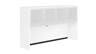 Desk Hutches PBD Furniture 60in Hutch with Four Glass Doors