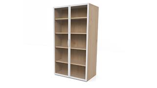 Storage Cabinets Office Source 65-1/2in H Glass Door Storage Cabinet