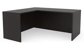 L Shaped Desk Shells PBD Furniture 60in x 60in Reversible L-Shaped Desk