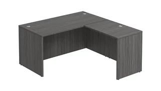 L Shaped Desk Shells PBD Furniture L-Desk 71in W x 65in D