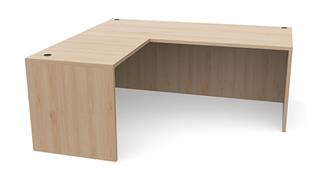 L Shaped Desks Office Source 72in x 77in Reversible L-Shaped Desk