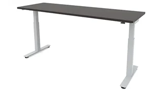Standing Desks - Electronically Adjustable PBD Furniture 48in x 24in Dual Motor 2 Stage Adjustable Height Sit to Stand Desk