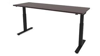 Standing Desks - Electronically Adjustable PBD Furniture 60in x 24in Dual Motor 2 Stage Adjustable Height Sit to Stand Desk