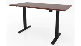 Standing Desks - Electronically Adjustable PBD Furniture 60in x 30in Dual Motor 2 Stage Adjustable Height Sit to Stand Desk