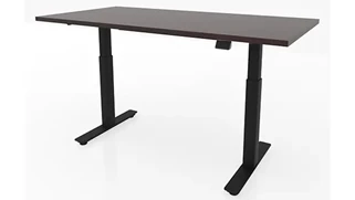 Standing Desks - Electronically Adjustable PBD Furniture 48in x 30in Dual Motor 2 Stage Adjustable Height Sit to Stand Desk