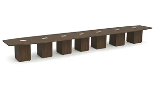 Conference Tables PBD Furniture 30ft Boat Shape Cube Base Conference Table