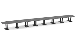 Conference Tables PBD Furniture 30ft Boat Shape Boardroom Base Conference Table