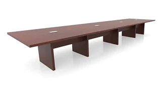 Conference Tables PBD Furniture 18ft Slab Base Rectangular Conference Table