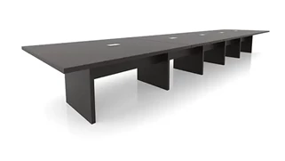 Conference Tables PBD Furniture 22ft Slab Base Rectangular Conference Table