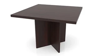 Conference Tables PBD Furniture 36in Square Meeting Table with X-Base