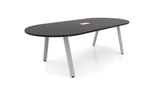 Conference Tables PBD Furniture 6ft Racetrack Conference Table with Metal A-Legs