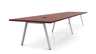 Conference Tables PBD Furniture 12ft Rectangular Conference Table with Metal A-Legs
