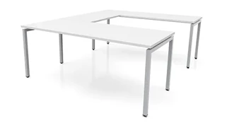 U Shaped Desk Shells PBD Furniture 72in x 108in OnTask U-Desk 